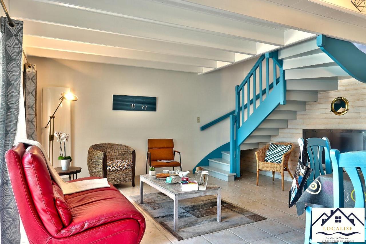 Localise - M3A La Maison Du Pecheur Au Guilvinec - Chambres Vue Mer - A 20M De La Mer Situee A La Pointe De Men Meur - Tout A Pied, Plage, Port, Centre, Commerces, Marche - Wifi Inclus - Linge De Lit Inclus - Jardin Clos - En Option , Menage Et Servi Eksteriør billede