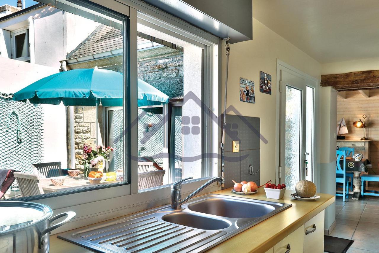 Localise - M3A La Maison Du Pecheur Au Guilvinec - Chambres Vue Mer - A 20M De La Mer Situee A La Pointe De Men Meur - Tout A Pied, Plage, Port, Centre, Commerces, Marche - Wifi Inclus - Linge De Lit Inclus - Jardin Clos - En Option , Menage Et Servi Eksteriør billede