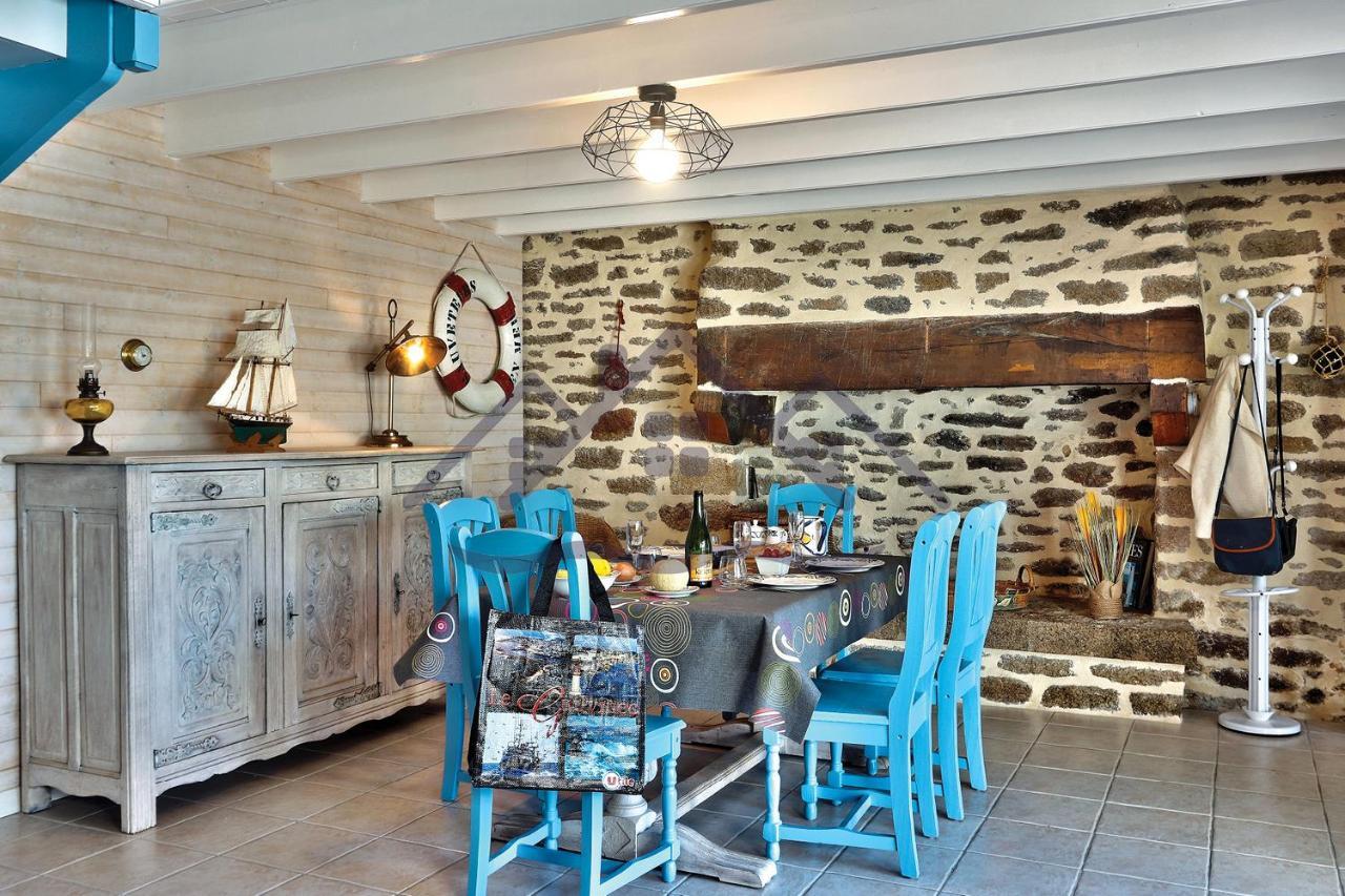 Localise - M3A La Maison Du Pecheur Au Guilvinec - Chambres Vue Mer - A 20M De La Mer Situee A La Pointe De Men Meur - Tout A Pied, Plage, Port, Centre, Commerces, Marche - Wifi Inclus - Linge De Lit Inclus - Jardin Clos - En Option , Menage Et Servi Eksteriør billede