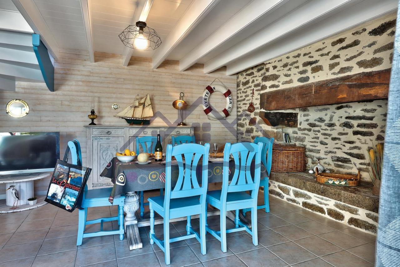 Localise - M3A La Maison Du Pecheur Au Guilvinec - Chambres Vue Mer - A 20M De La Mer Situee A La Pointe De Men Meur - Tout A Pied, Plage, Port, Centre, Commerces, Marche - Wifi Inclus - Linge De Lit Inclus - Jardin Clos - En Option , Menage Et Servi Eksteriør billede